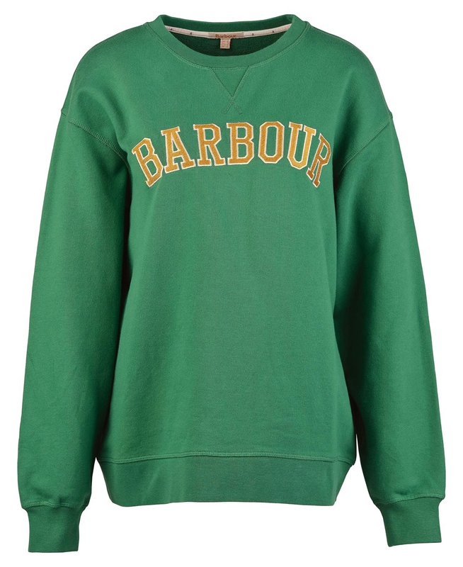 Barbour Northumberland Women's Sweatshirts Green | JASY-67340