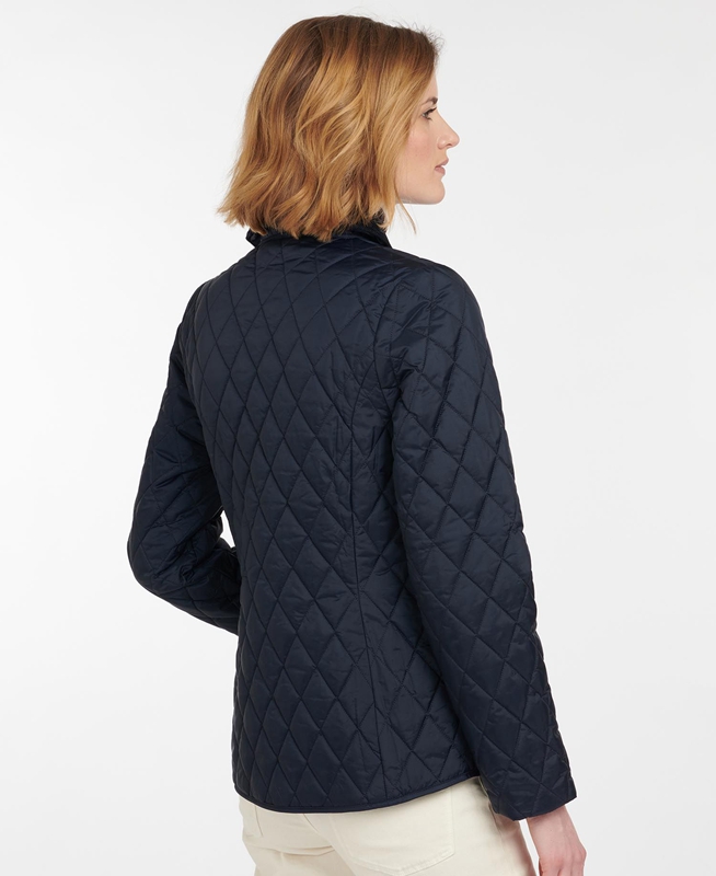 Barbour Omberlsey Women's Quilted Jackets Navy | PKDU-60214