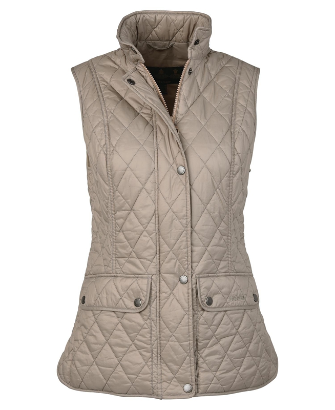 Barbour Otterburn Women's Vest Grey | SGFC-15607