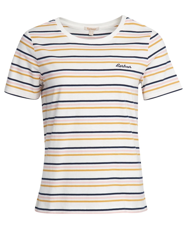 Barbour Picnic Top Women's T Shirts White | SQBV-94601