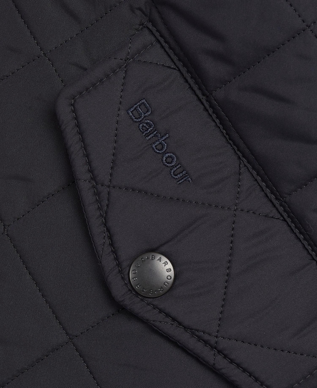 Barbour Powell Men's Quilted Jackets Navy | UMQI-73942