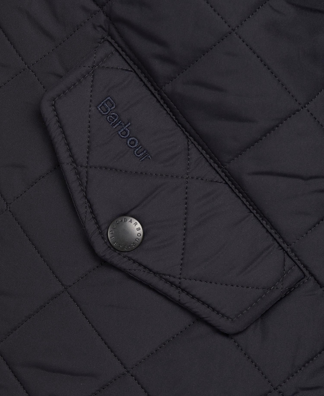 Barbour Powell Men's Quilted Jackets Navy | UMQI-73942