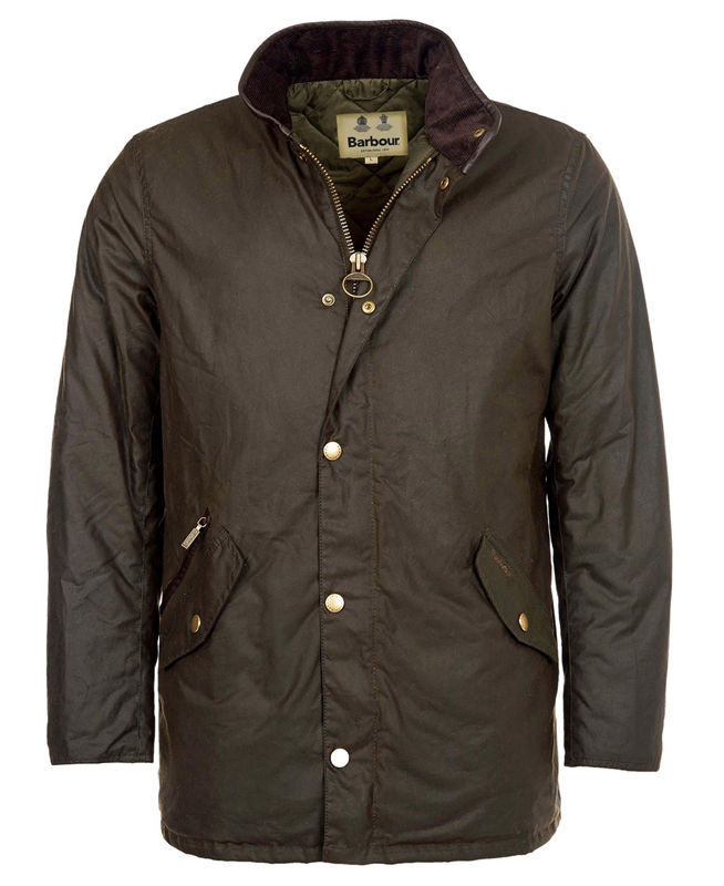 Barbour Prestbury Men's Waxed Jackets Olive | BKDE-60842