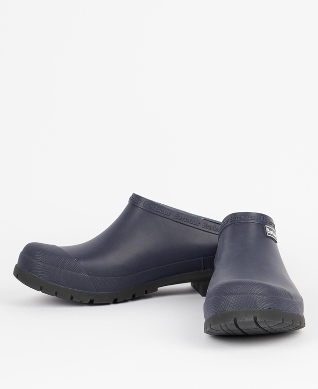 Barbour Quinn Men's Clogs Navy | YRFX-25961