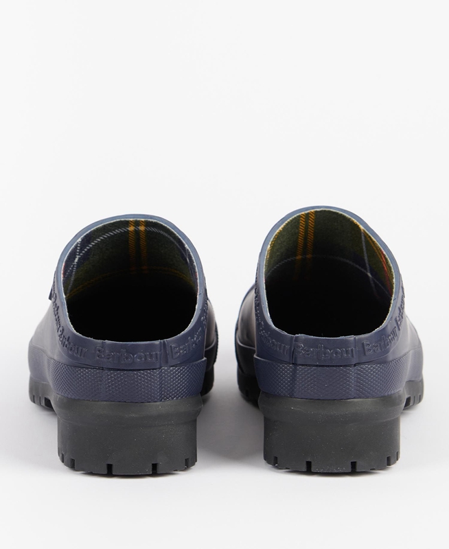 Barbour Quinn Women's Clogs Navy | UZGX-04512