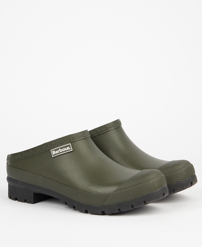 Barbour Quinn Women's Clogs Olive | CESD-43712