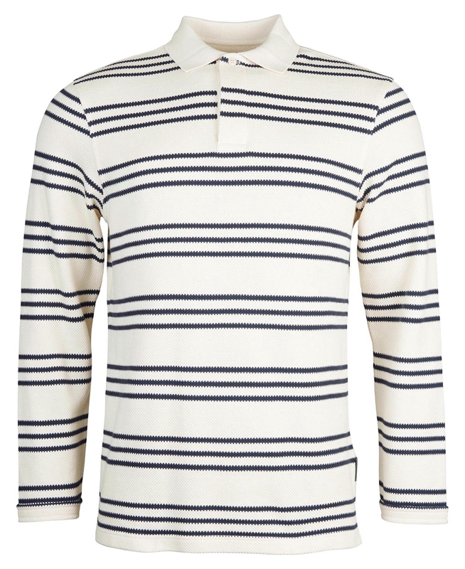 Barbour Rake Striped Men's Sweatshirts Beige | ZDTB-05329