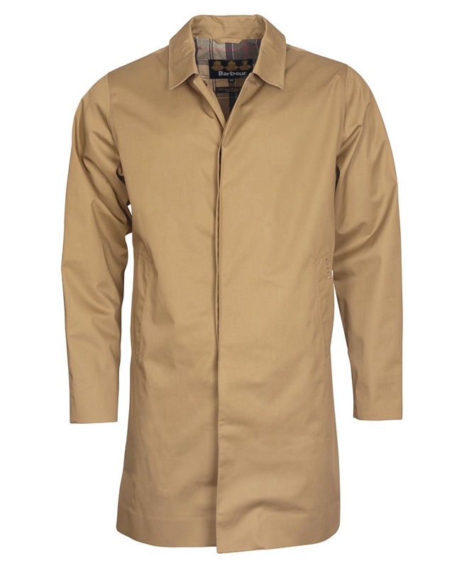 Barbour Rokig Men's Waterproof Jackets Beige | QTFD-59401