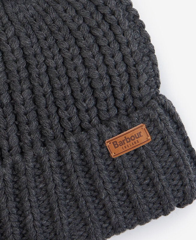 Barbour Saltburn Beanie Women's Hats Black | QSJF-78436