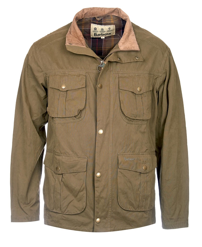 Barbour Sanderling Men's Casual Jackets Olive | XNZB-53120