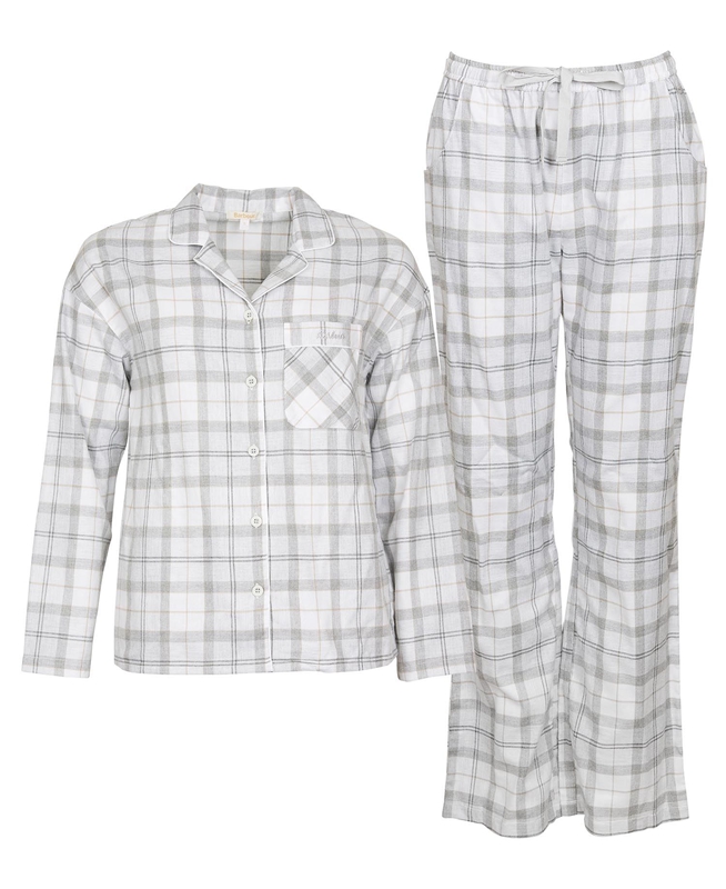 Barbour Schlafanzug-Set Ellery Women's Nightwear Grey | MKYE-43902