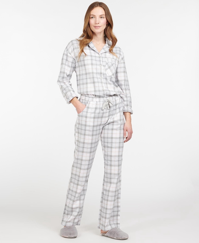 Barbour Schlafanzug-Set Ellery Women's Nightwear Grey | MKYE-43902