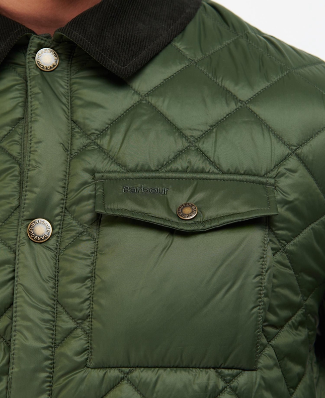 Barbour Shirt Men's Quilted Jackets Green | JEZB-49312