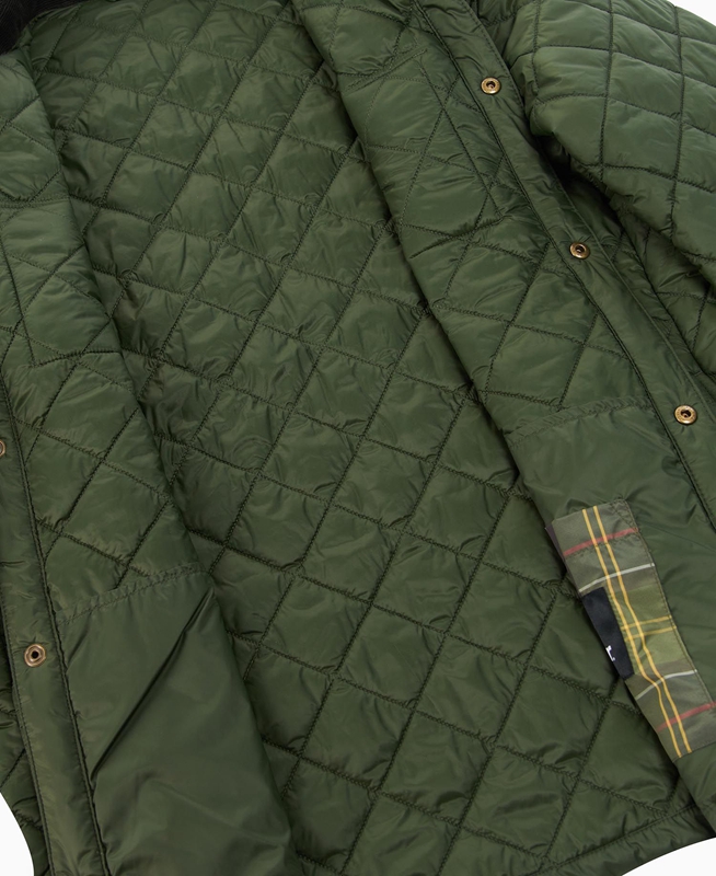 Barbour Shirt Men's Quilted Jackets Green | JEZB-49312