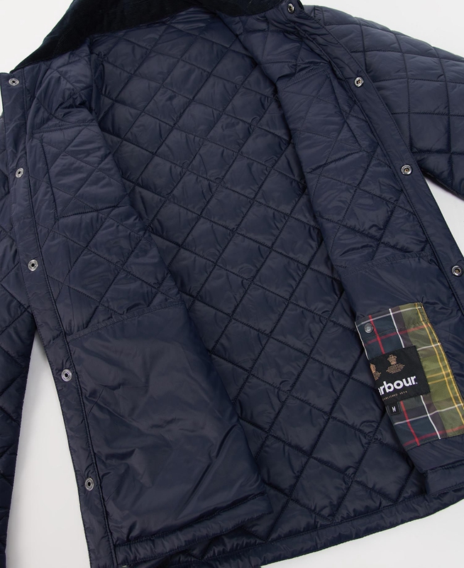 Barbour Shirt Men's Quilted Jackets Navy | CERG-73508