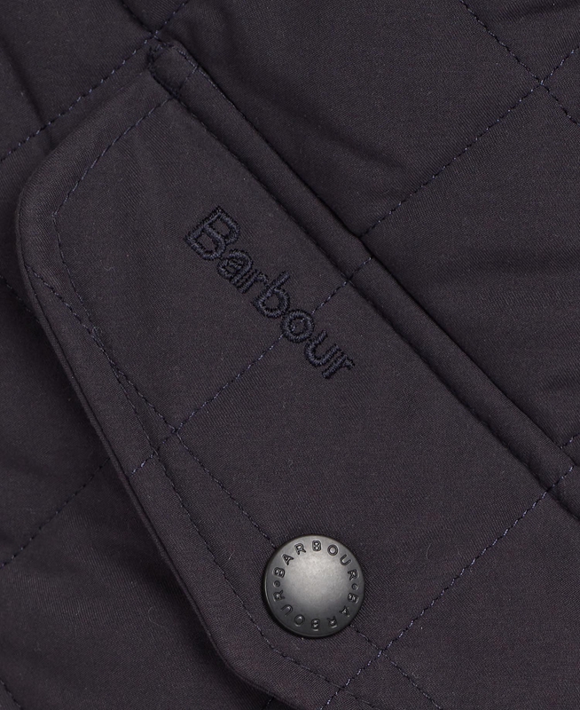 Barbour Shoveler Men's Quilted Jackets Navy | VAWM-13897