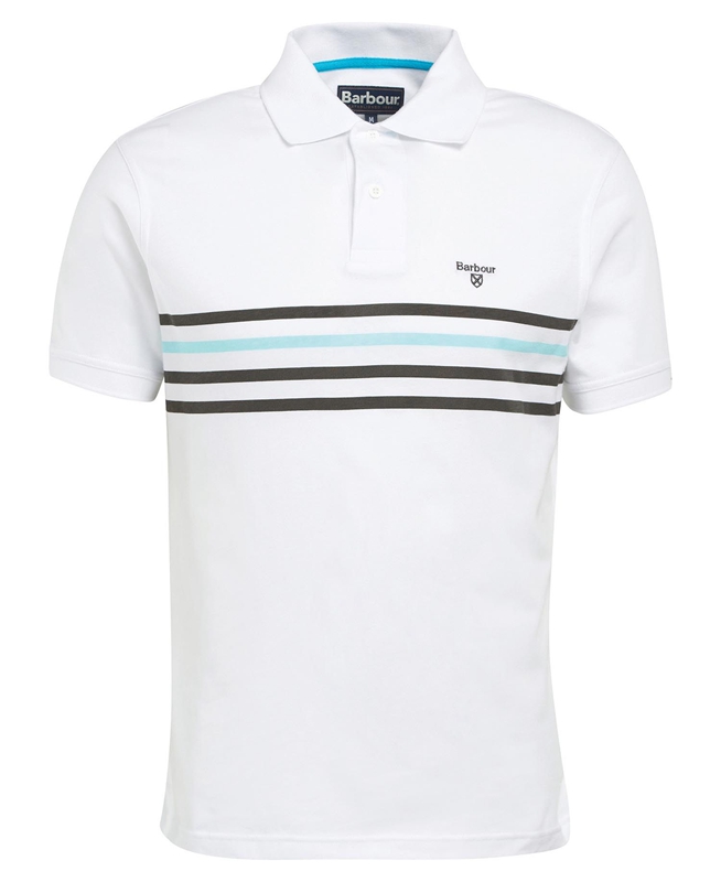 Barbour Silsden Men's Polo shirts White | LDZQ-34817