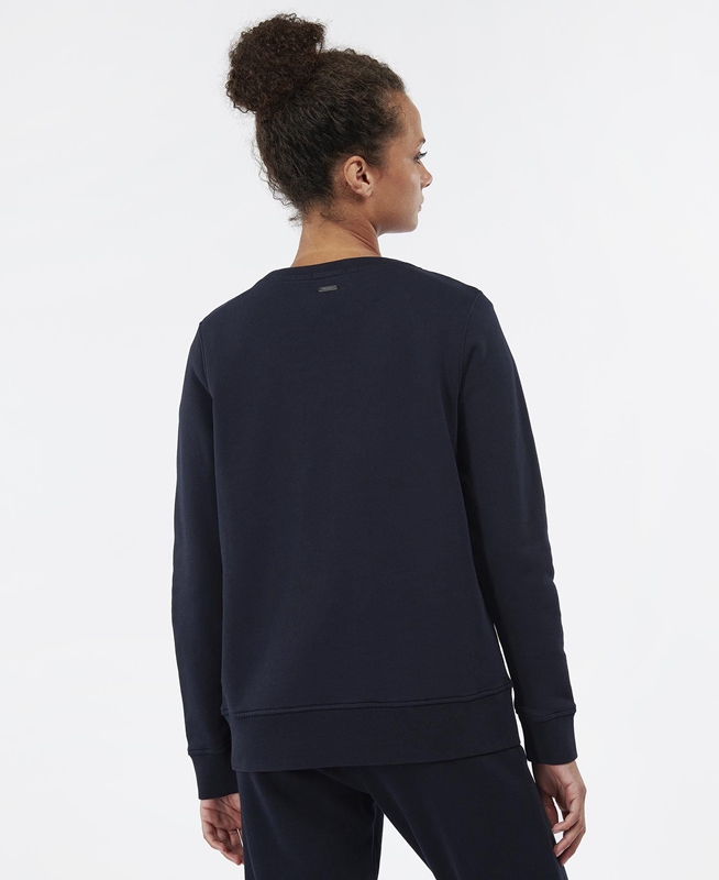 Barbour Southport Women's Sweatshirts Navy | BUXI-89420