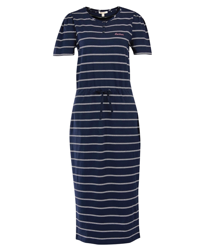 Barbour Spurrey Women's Dress Navy | TVZP-45812