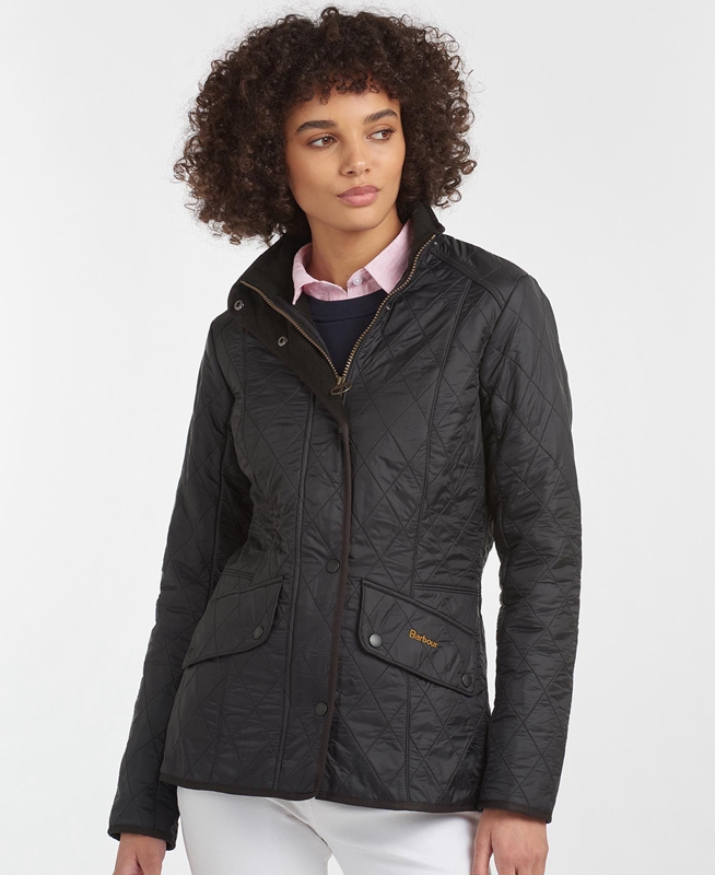 Barbour Steppjacke Cavalry Polarquilt Women\'s Quilted Jackets Black | ZEOU-13857