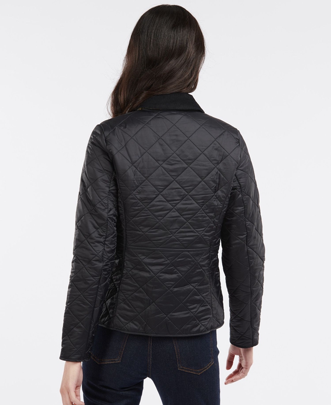 Barbour Steppjacke Deveron Polarquilt Women's Quilted Jackets Black | TIHZ-69405