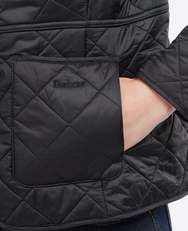 Barbour Steppjacke Deveron Polarquilt Women's Quilted Jackets Black | TIHZ-69405