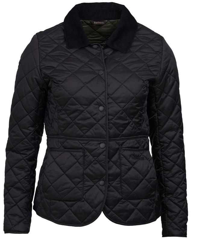 Barbour Steppjacke Deveron Women's Quilted Jackets Black | QVIK-31486