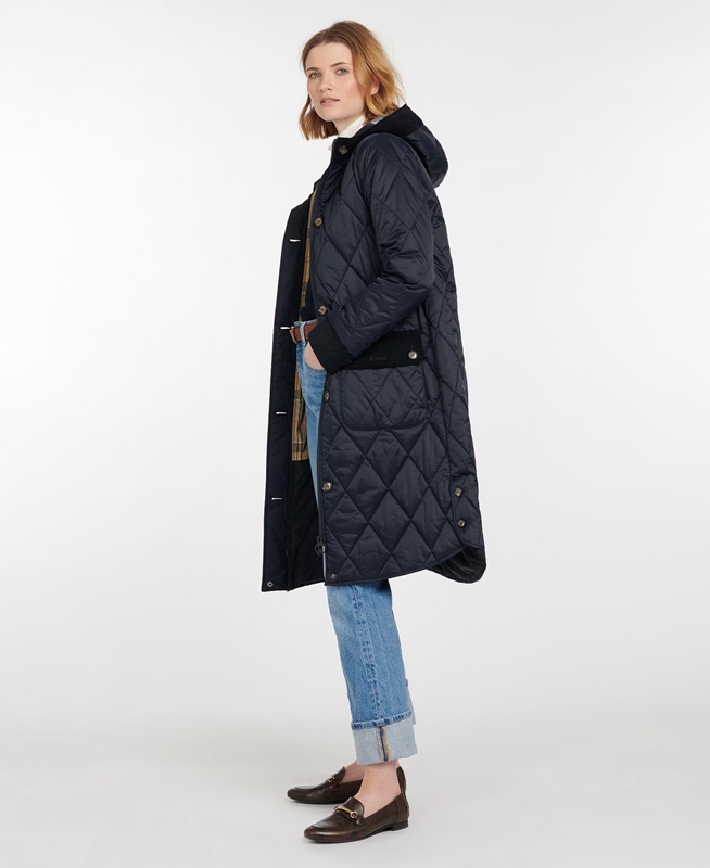 Barbour Steppjacke Mickley Women's Quilted Jackets Navy | WLQY-25468