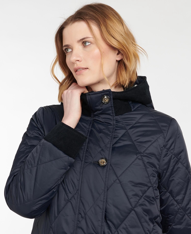 Barbour Steppjacke Mickley Women's Quilted Jackets Navy | WLQY-25468