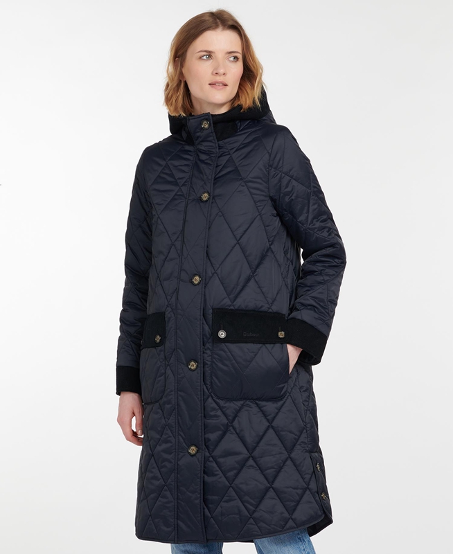 Barbour Steppjacke Mickley Women's Quilted Jackets Navy | WLQY-25468