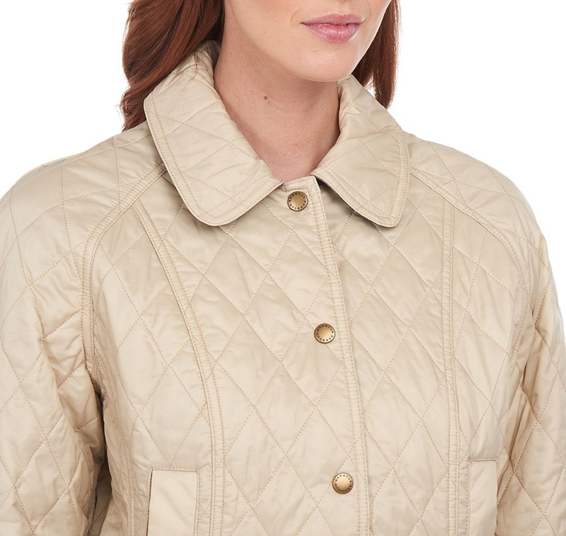 Barbour Summer Beadnell Women's Quilted Jackets Cream | LKEI-39416