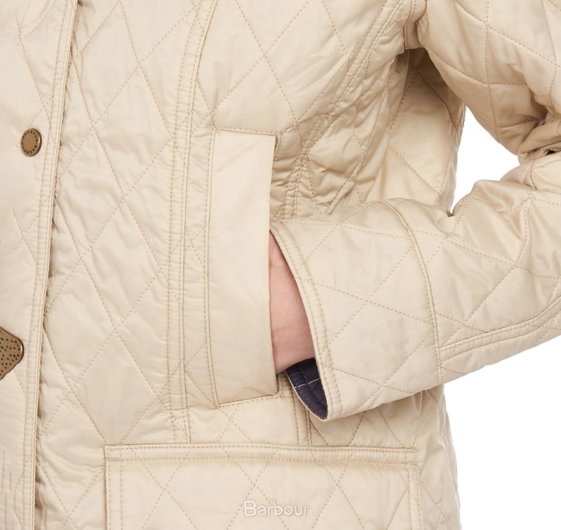 Barbour Summer Beadnell Women's Quilted Jackets Cream | LKEI-39416