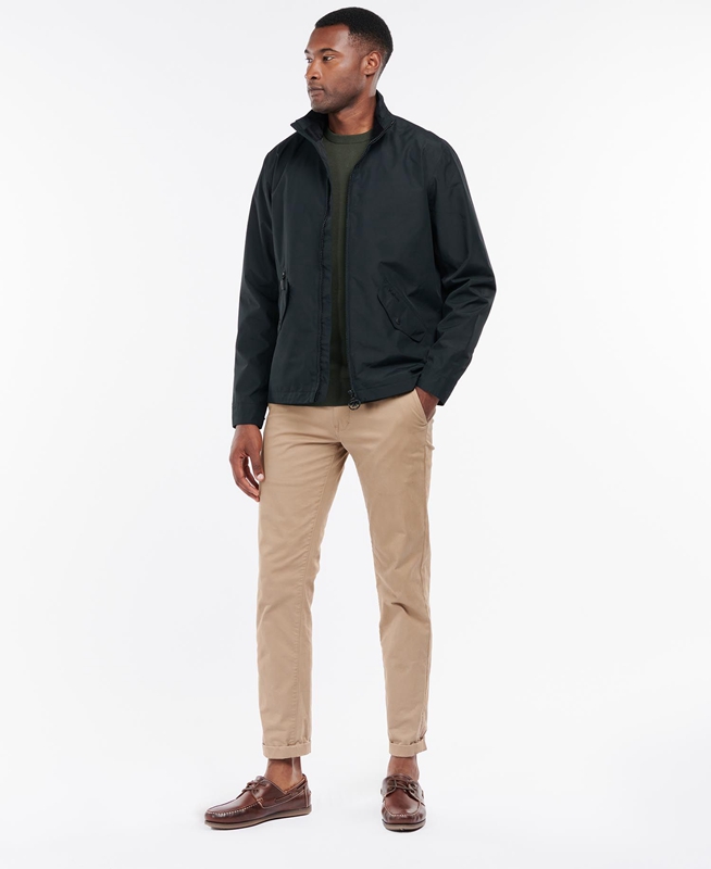 Barbour Summer Chelsea Men's Waterproof Jackets Black | SHML-84579