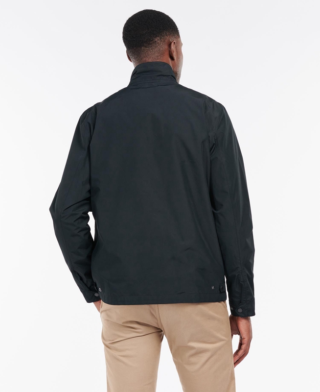 Barbour Summer Chelsea Men's Waterproof Jackets Black | SHML-84579