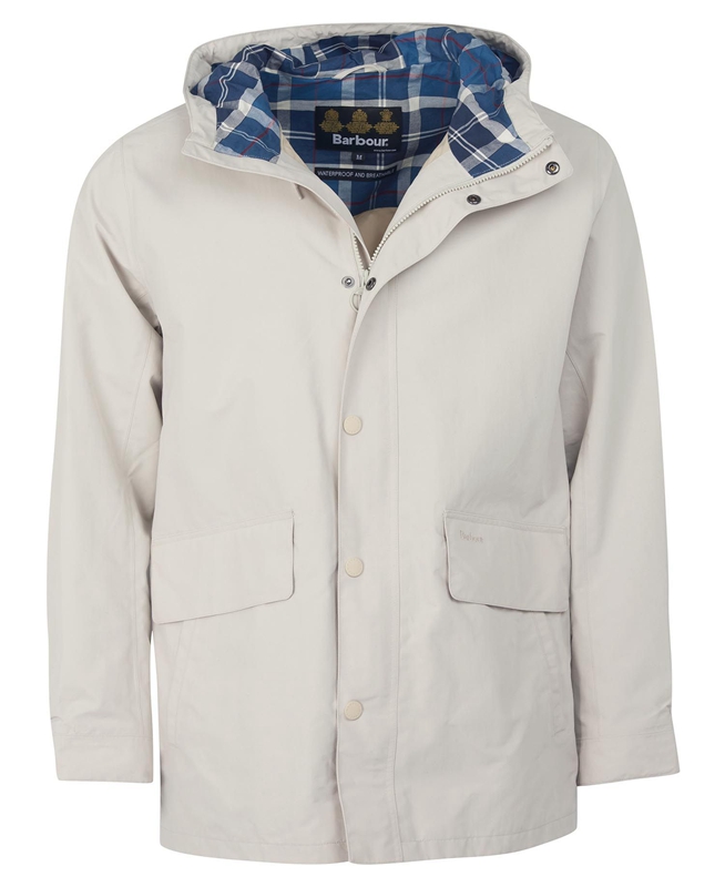 Barbour Summer City Parka Men's Waterproof Jackets Beige | JRYB-01925