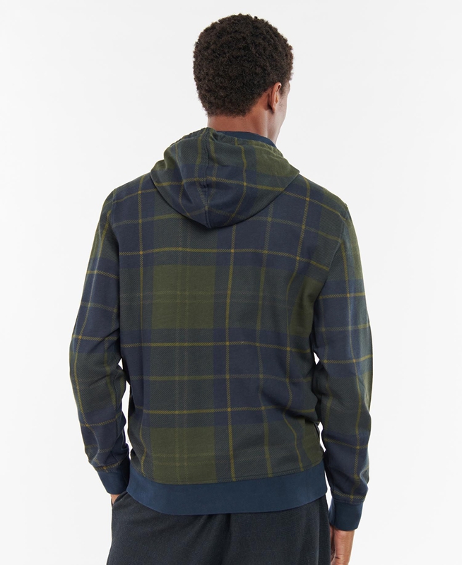 Barbour Syston Popover Men's Sweatshirts Blue | EIAD-37918