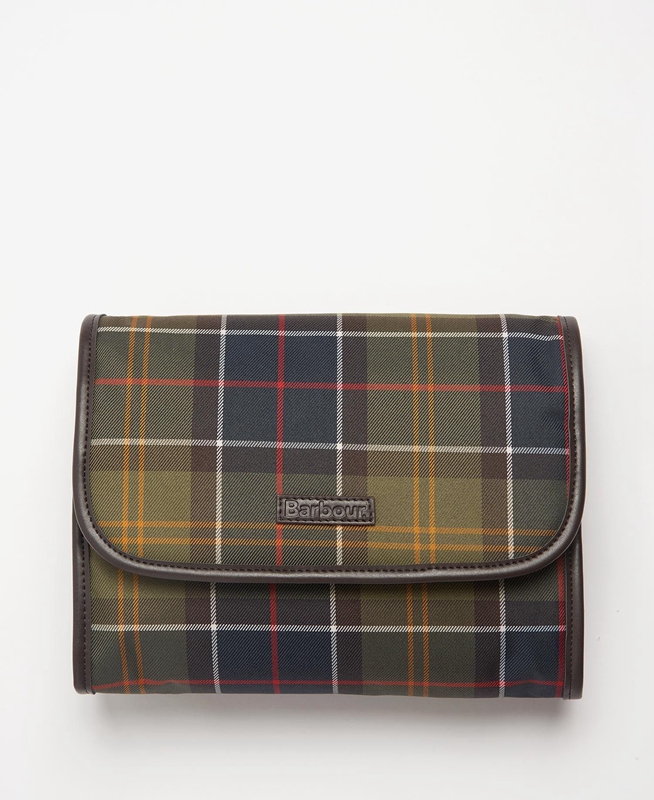 Barbour Tartan Hanging Washbag Men's Bags Multicolor | TLSP-59372