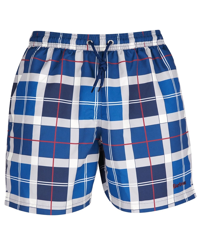 Barbour Tartan Swim Men's Pants Navy | LPRS-23905