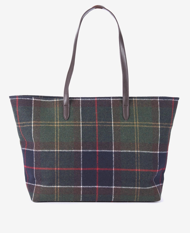 Barbour Tasche Witford Tartan Tote Women's Bags Multicolor | OPMZ-79450