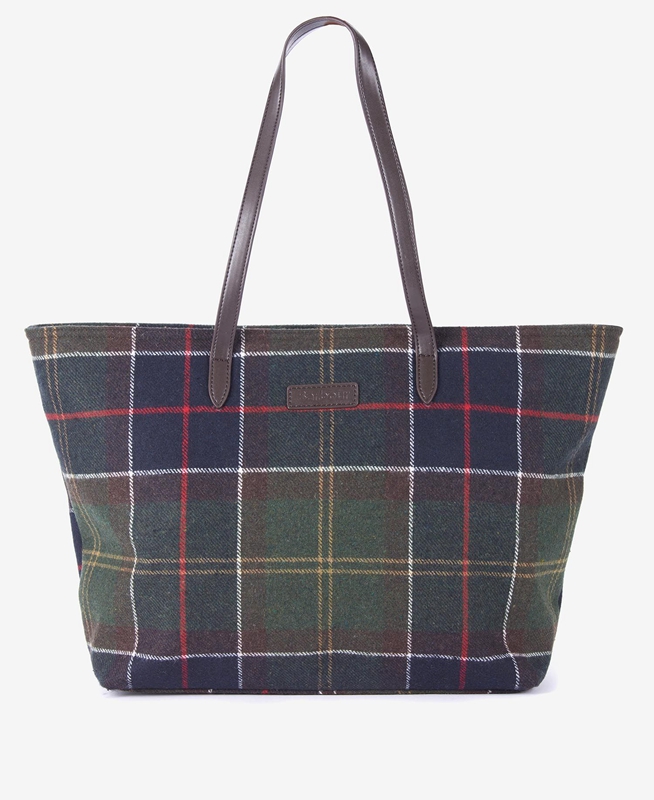 Barbour Tasche Witford Tartan Tote Women\'s Bags Multicolor | OPMZ-79450