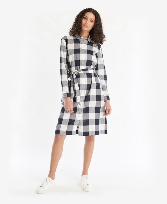 Barbour Tern Check Women's Dress Multicolor | SOBX-53960