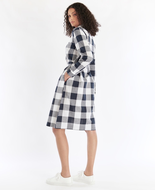 Barbour Tern Check Women's Dress Multicolor | SOBX-53960