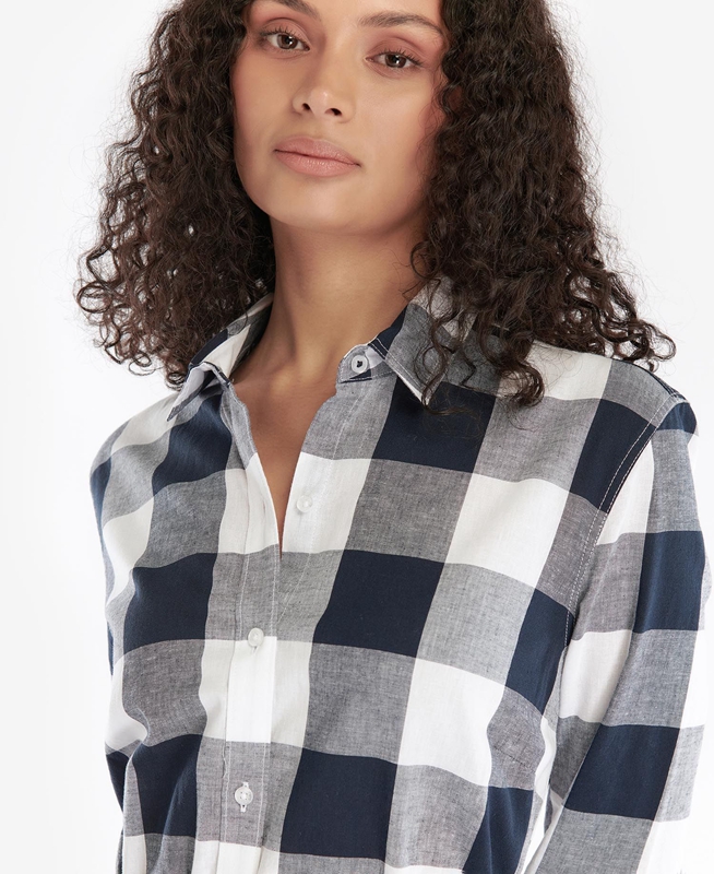 Barbour Tern Check Women's Dress Multicolor | SOBX-53960