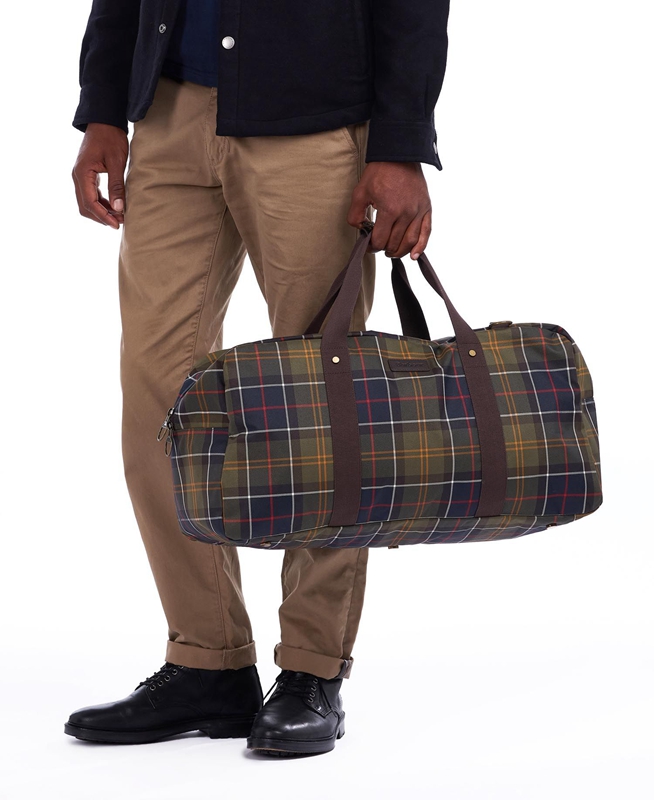 Barbour Torridon Tartan Holdall Men's Bags Multicolor | QOUL-89634