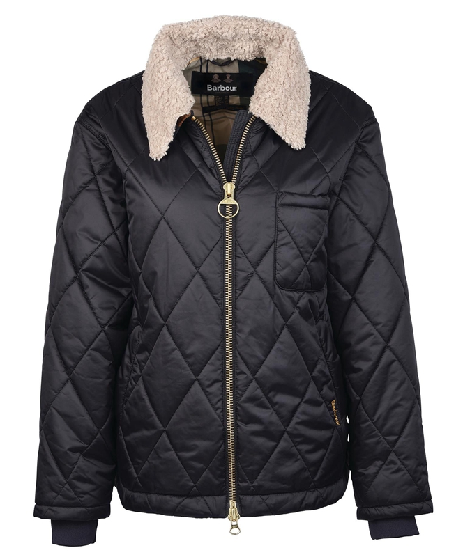 Barbour Vaila Women's Quilted Jackets Black | BSGL-46210