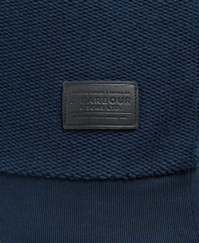 Barbour Wear Half Zip Men's Sweatshirts Navy | DPZV-71596