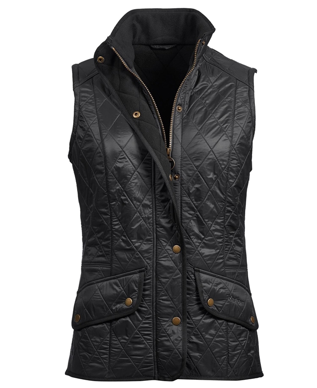 Barbour Weste Cavalry Women's Vest Black | WPKX-51048