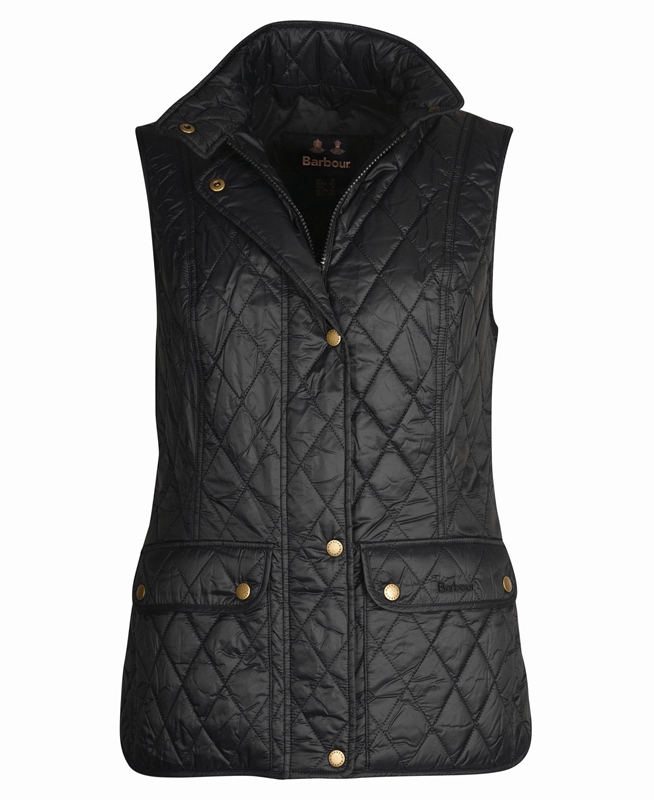 Barbour Weste Otterburn Women's Vest Black | KEAT-01839