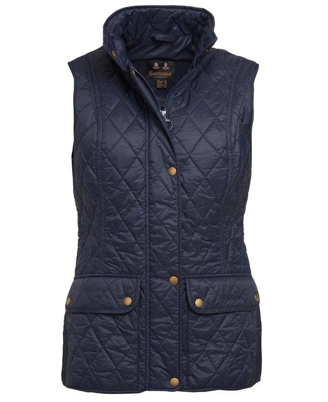 Barbour Weste Otterburn Women's Vest Navy | BAUV-64891