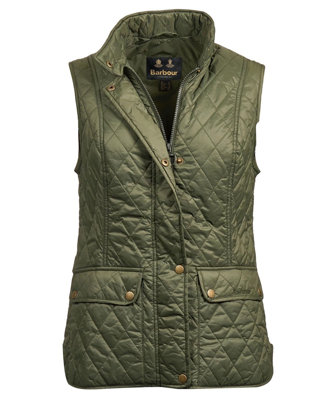 Barbour Weste Otterburn Women's Vest Olive | RFVY-40817